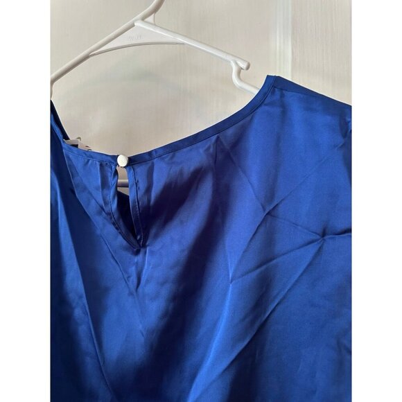 Calvin Klein women’s size medium blue sleeveless blouse - Picture 6 of 6